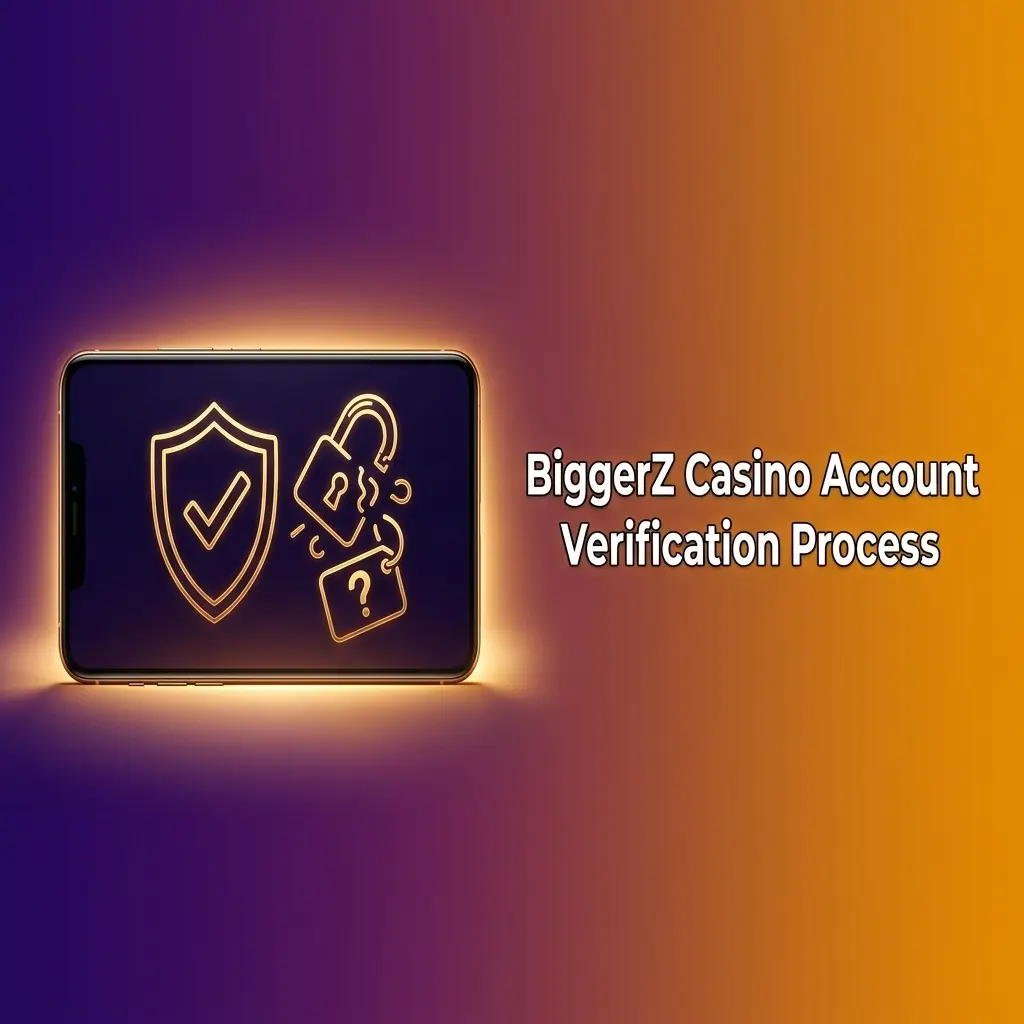 BiggerZ Casino account verification process showing identity, address, and payment method document upload steps for withdrawal approval