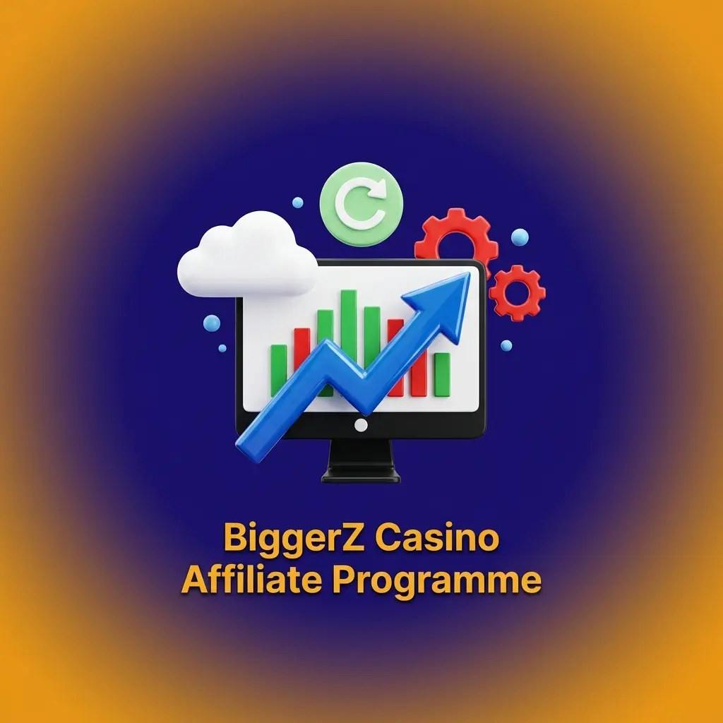BiggerZ Casino affiliate programme for content creators and webmasters earning commissions by referring new players
