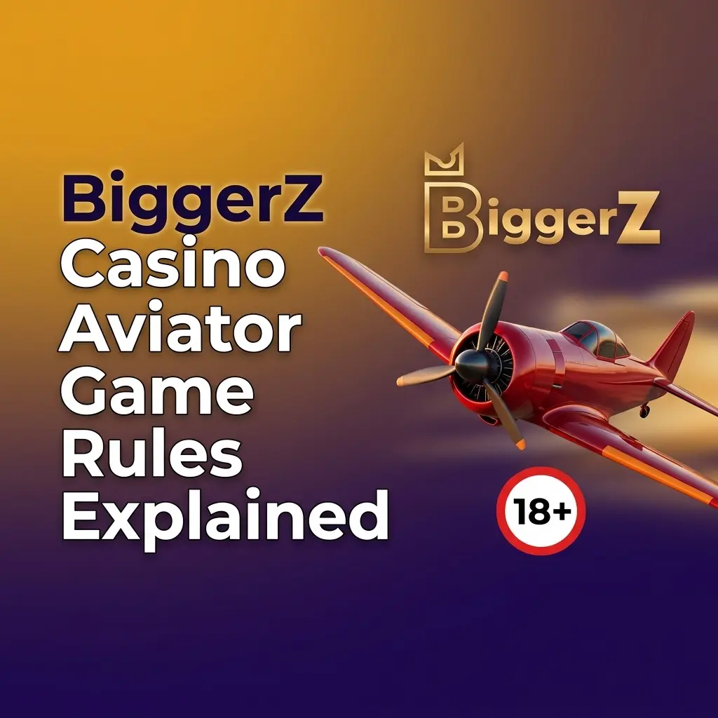 BiggerZ Casino Aviator game rules showing multiplier climb, cash out timing, and dual bet options explained
