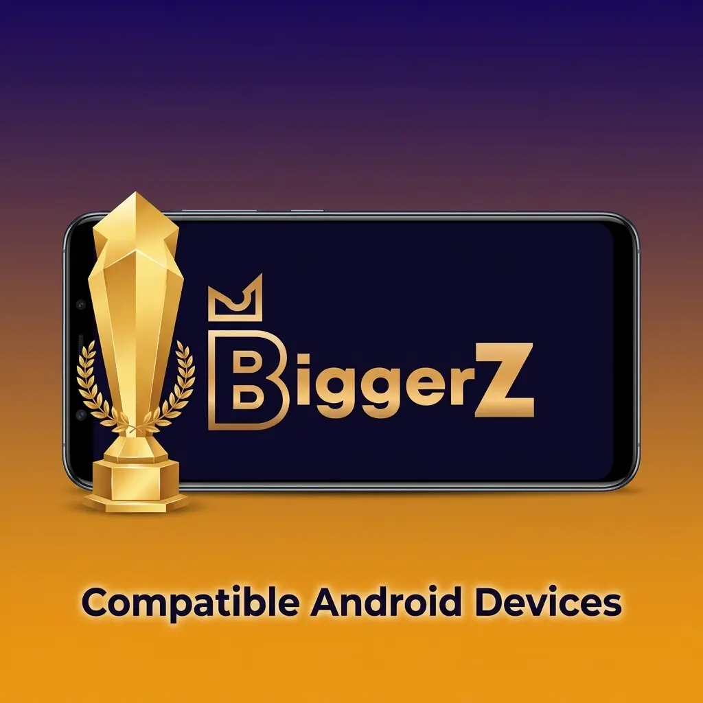 BiggerZ Casino app compatible Android devices including Samsung, Xiaomi, OnePlus, Realme, and more popular Indian models
