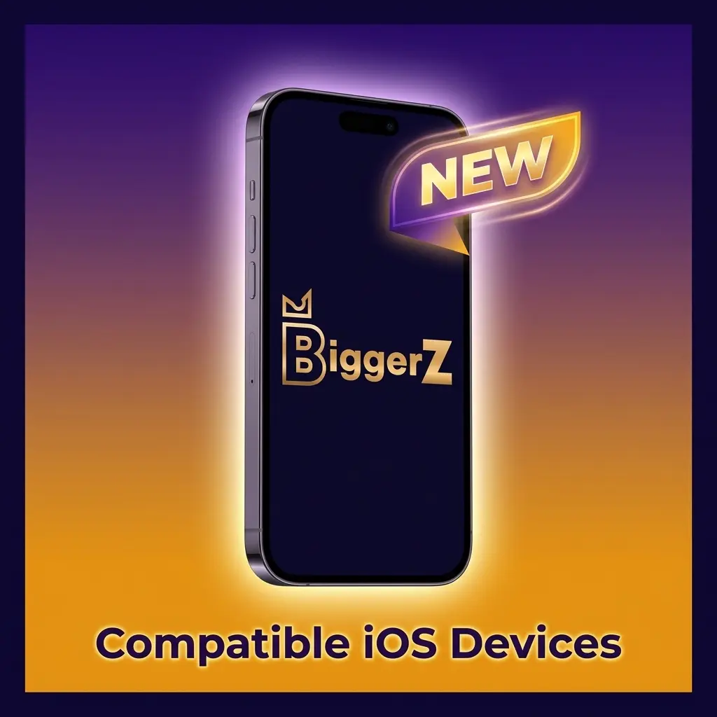 List of compatible iOS devices for BiggerZ Casino app including iPhone X through 15 series and iPad Air and Pro models