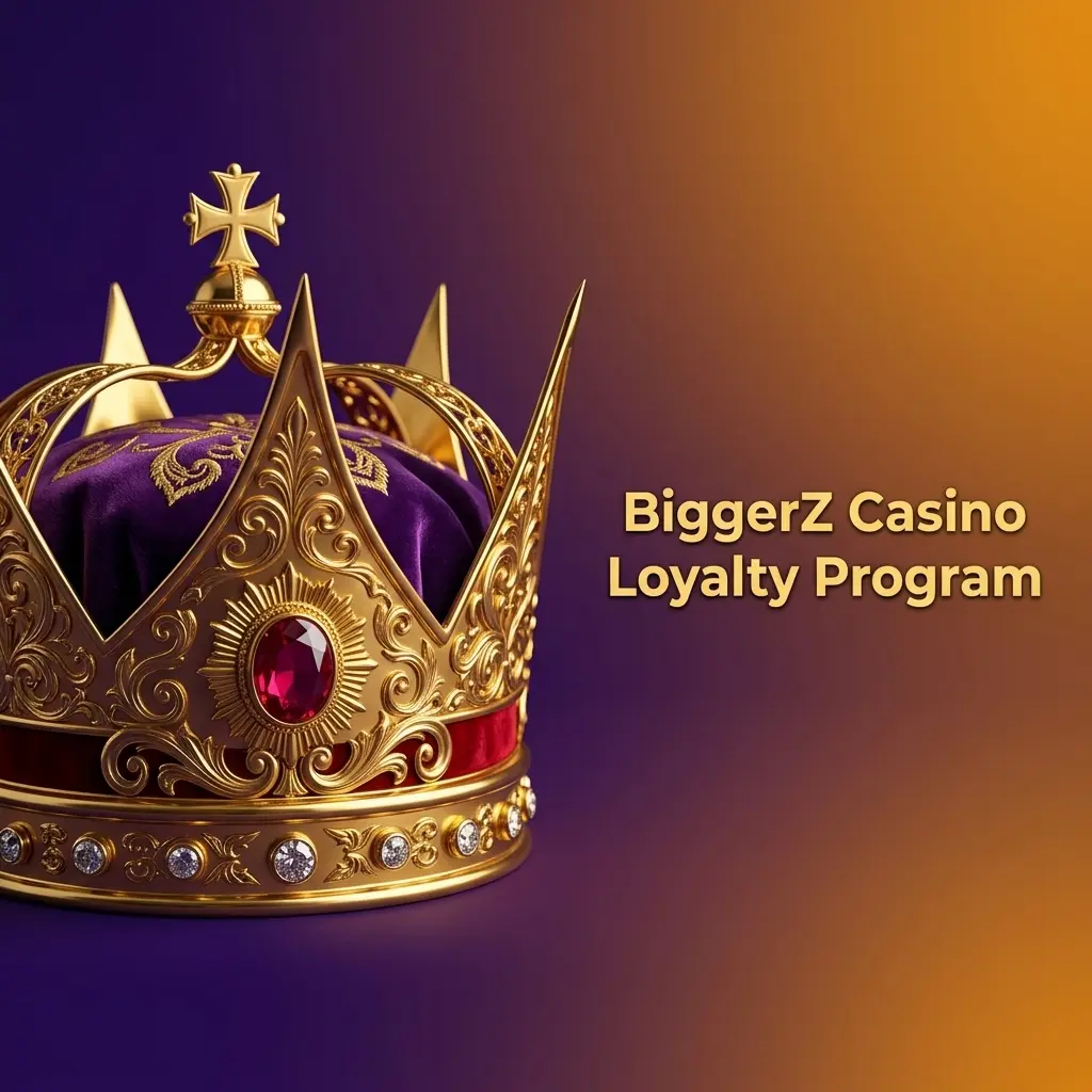 BiggerZ Casino five-tier loyalty program with Bronze to Diamond levels, earning points per INR wagered for rewards