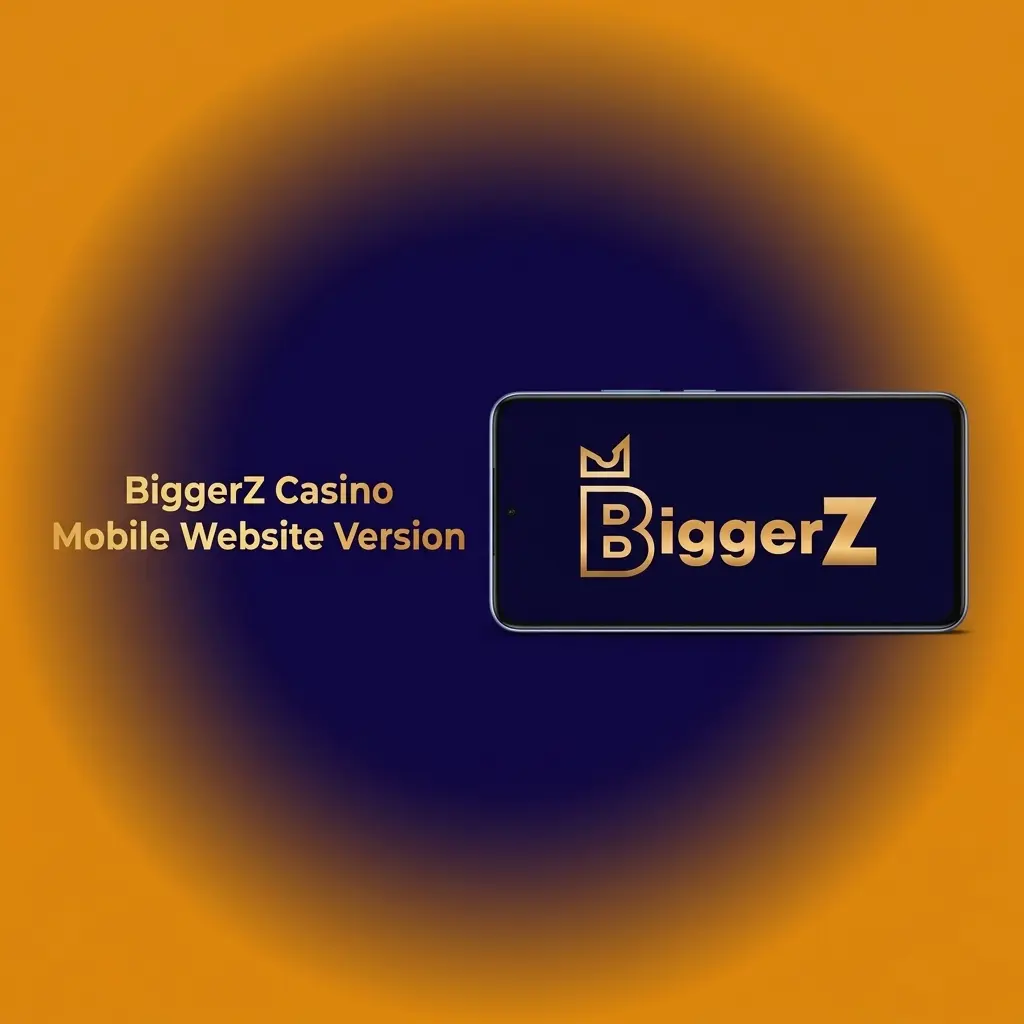 BiggerZ Casino mobile website interface displayed on smartphone and tablet for sports betting and live casino games