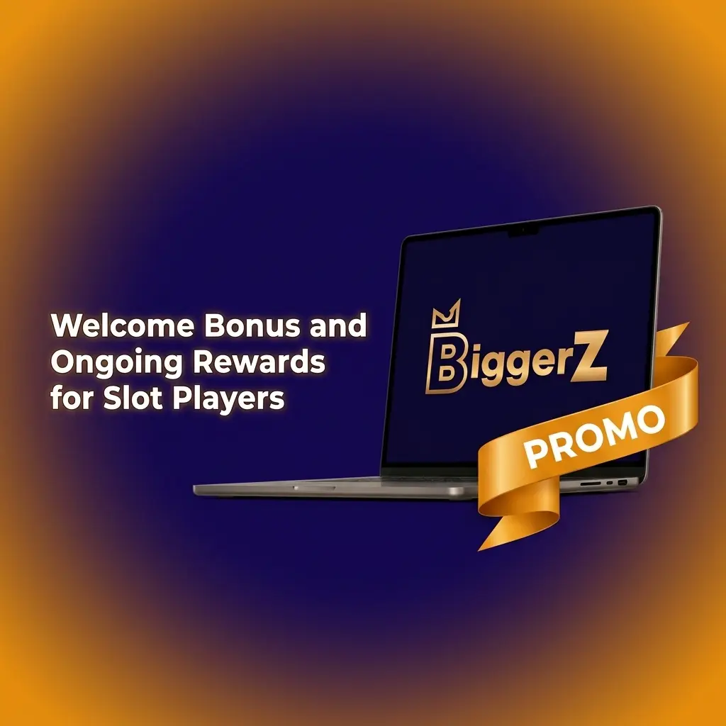 BiggerZ Casino welcome bonus and ongoing rewards for slot players including free spins, cashback, and loyalty programme