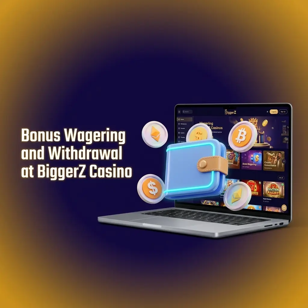 BiggerZ Casino bonus wagering rules: 40x requirement, game contributions, time limits, and withdrawal conditions explained.