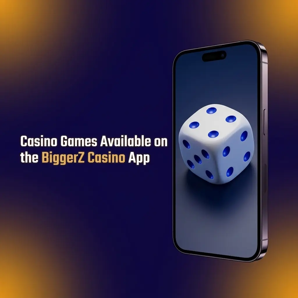 BiggerZ Casino app games including slots, live roulette, blackjack, baccarat, Teen Patti, and Andar Bahar on mobile