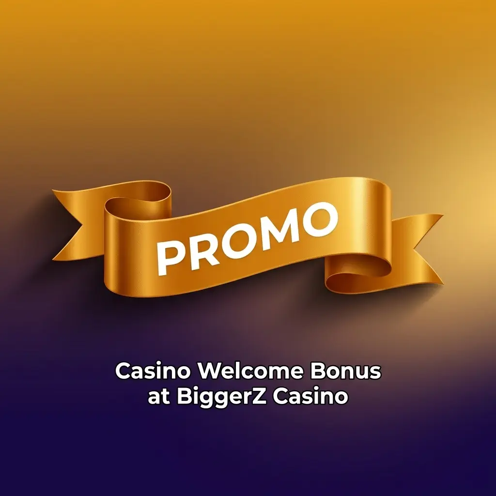 BiggerZ Casino welcome bonus offering 50% match up to 1500 USD and 100 free spins on first deposit