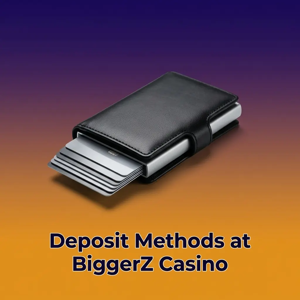 BiggerZ Casino deposit methods in India showing UPI, net banking, and e-wallet options for quick fund transfers