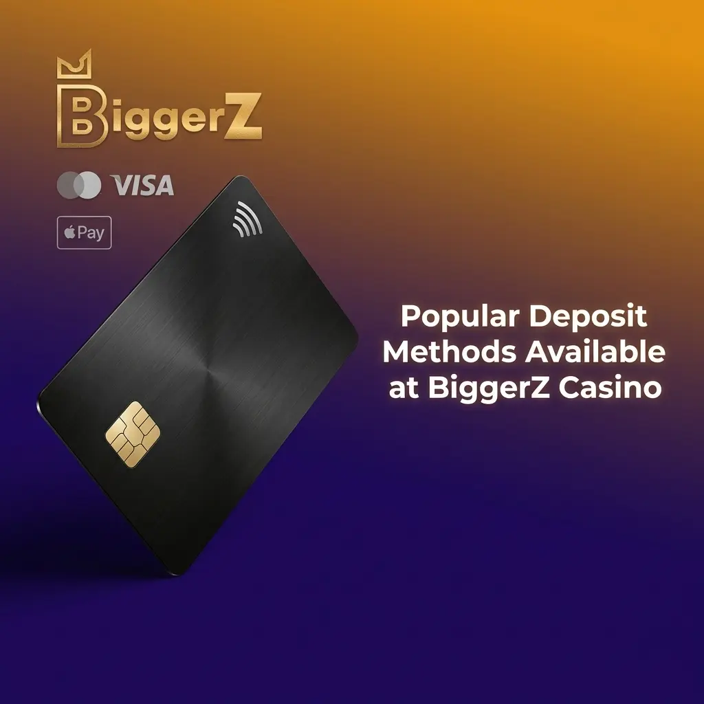 Popular deposit methods at BiggerZ Casino including UPI, IMPS, Skrill, MiFinity, and cryptocurrency options for Indian players