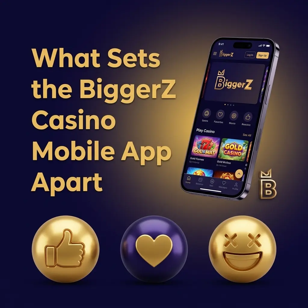 BiggerZ Casino mobile app features for Indian players including UPI payments, INR support, and Curacao licence